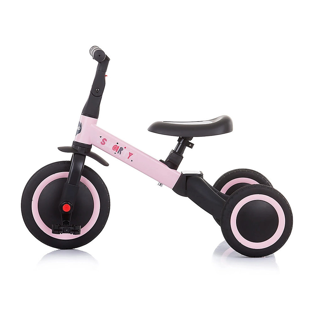 Tricicleta si bicicleta Chipolino Smarty 2 in 1 light pink [1]