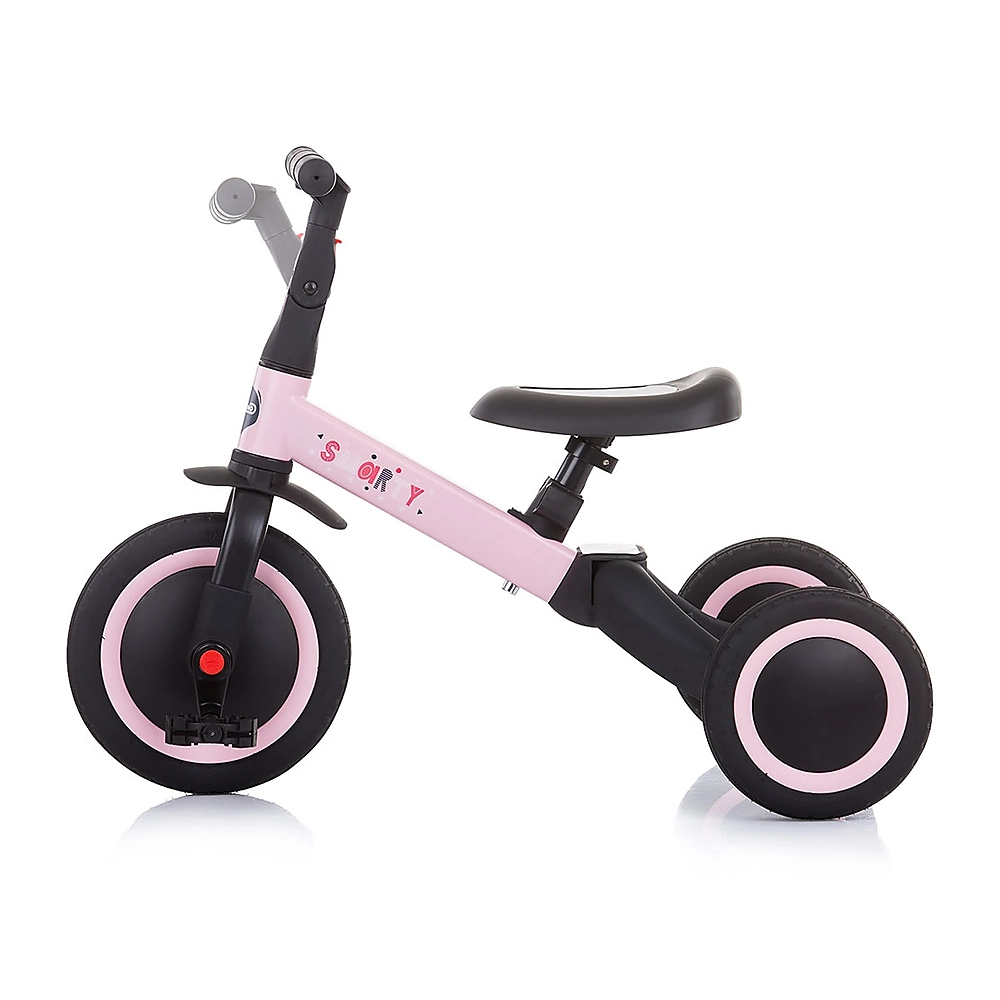 Tricicleta si bicicleta Chipolino Smarty 2 in 1 light pink [2]