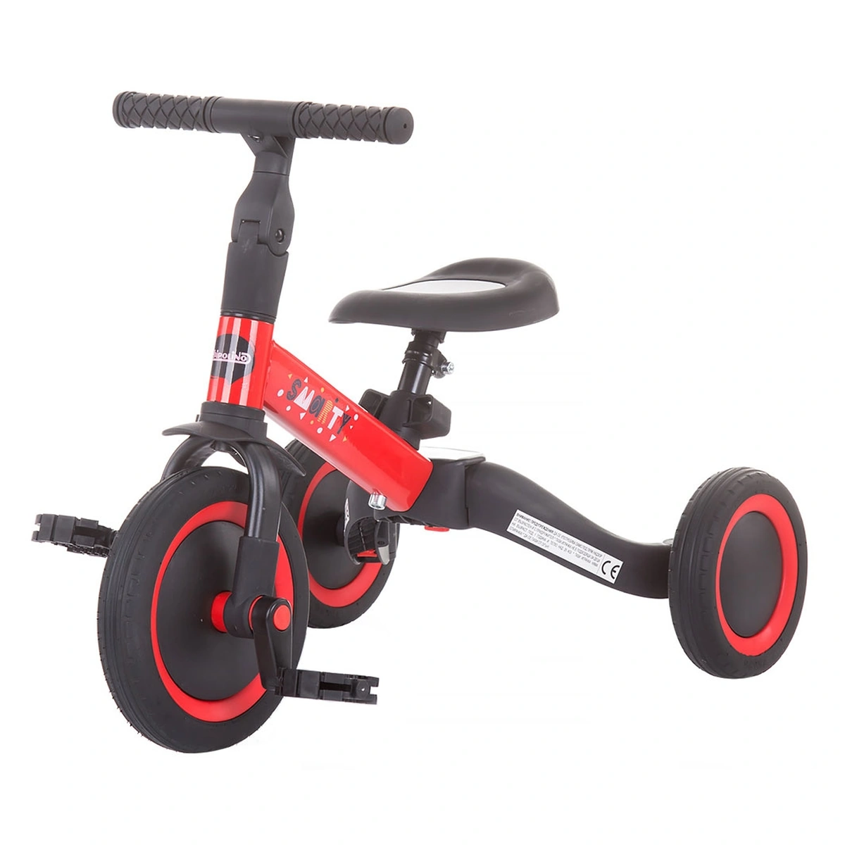 Triciclete - Tricicleta si bicicleta Chipolino Smarty 2 in 1 red