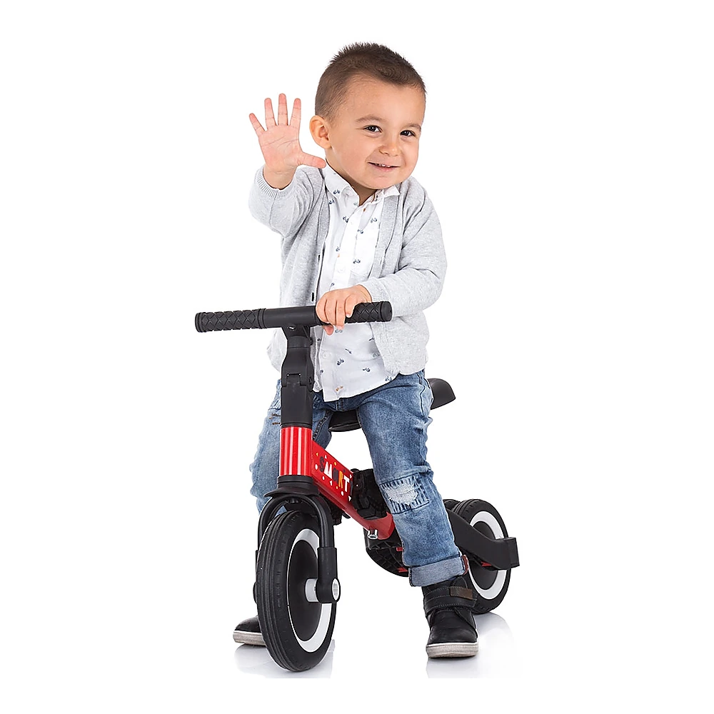 Tricicleta si bicicleta Chipolino Smarty 2 in 1 red [7]