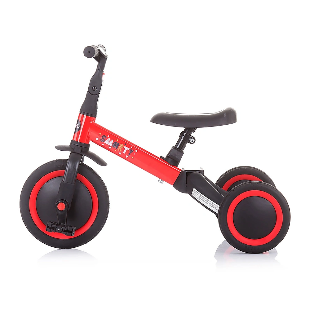 Tricicleta si bicicleta Chipolino Smarty 2 in 1 red [4]