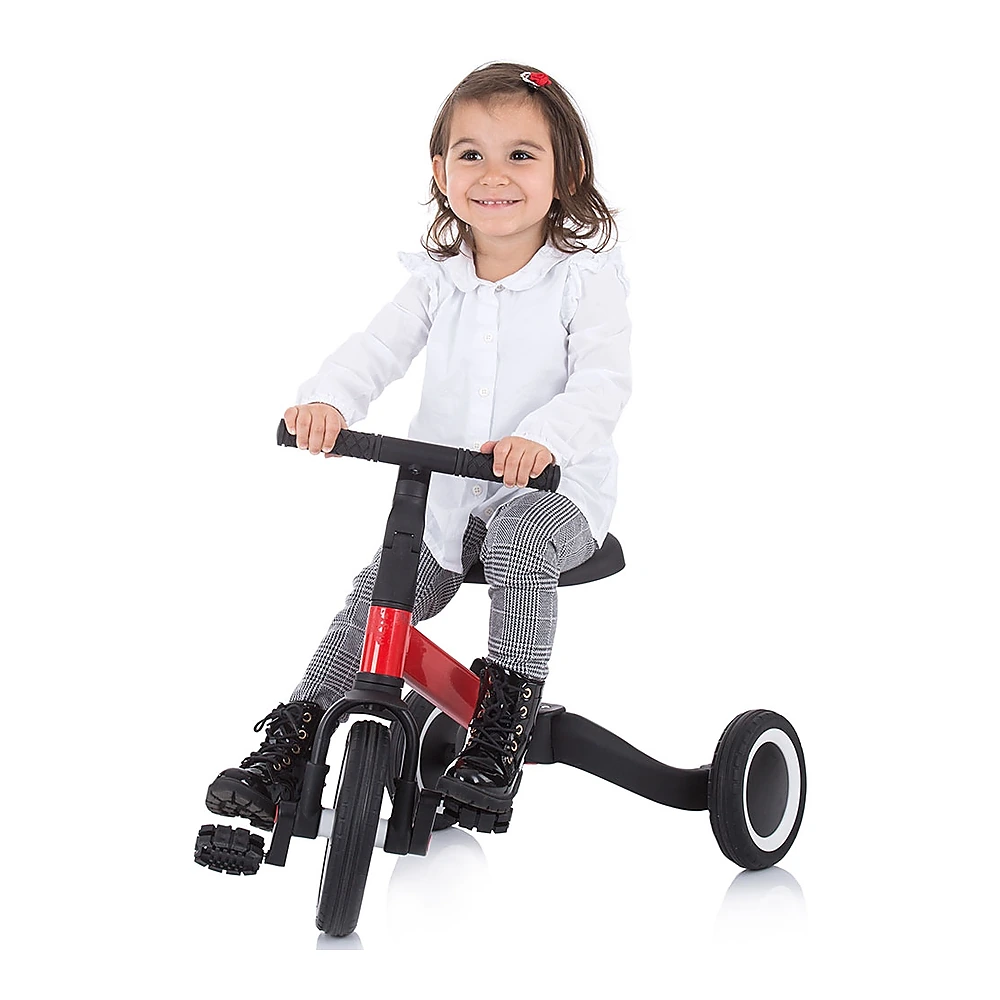 Tricicleta si bicicleta Chipolino Smarty 2 in 1 red [6]