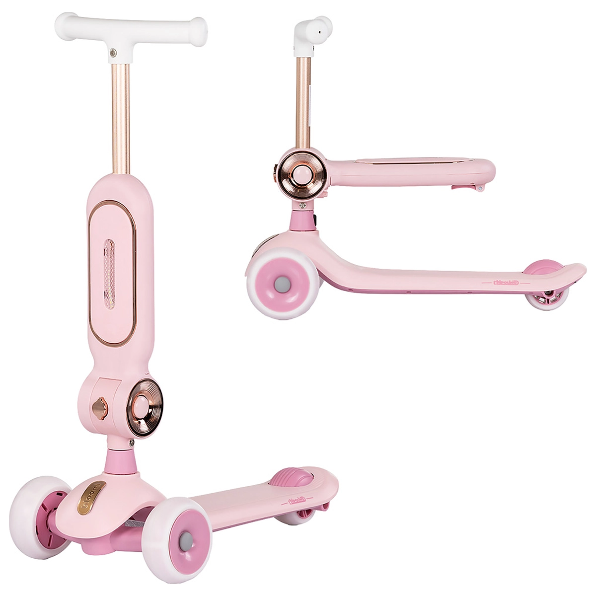 La plimbare - Trotineta Chipolino Bloomi, Pink
