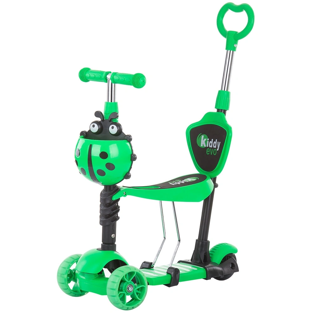 Trotinete - Trotineta Chipolino Kiddy Evo 3 in 1 cu maner lime