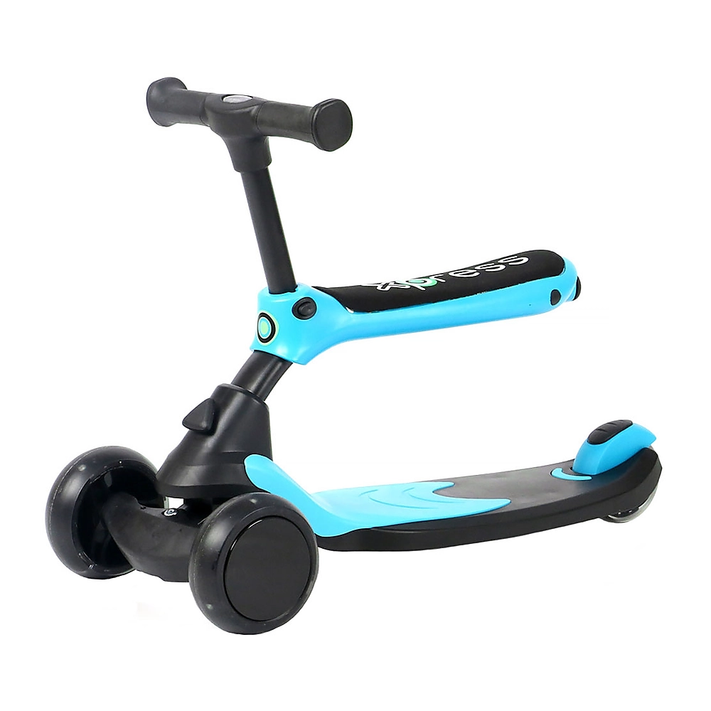 La plimbare - Trotineta Chipolino X-Press 2 in 1 blue