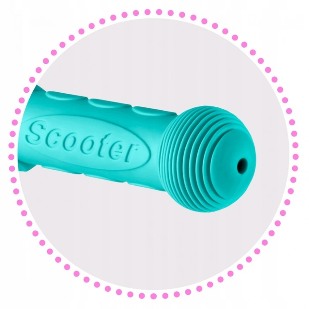Trotineta copii Ricokids Loco – Turcoaz cu roz, roti LED [2]