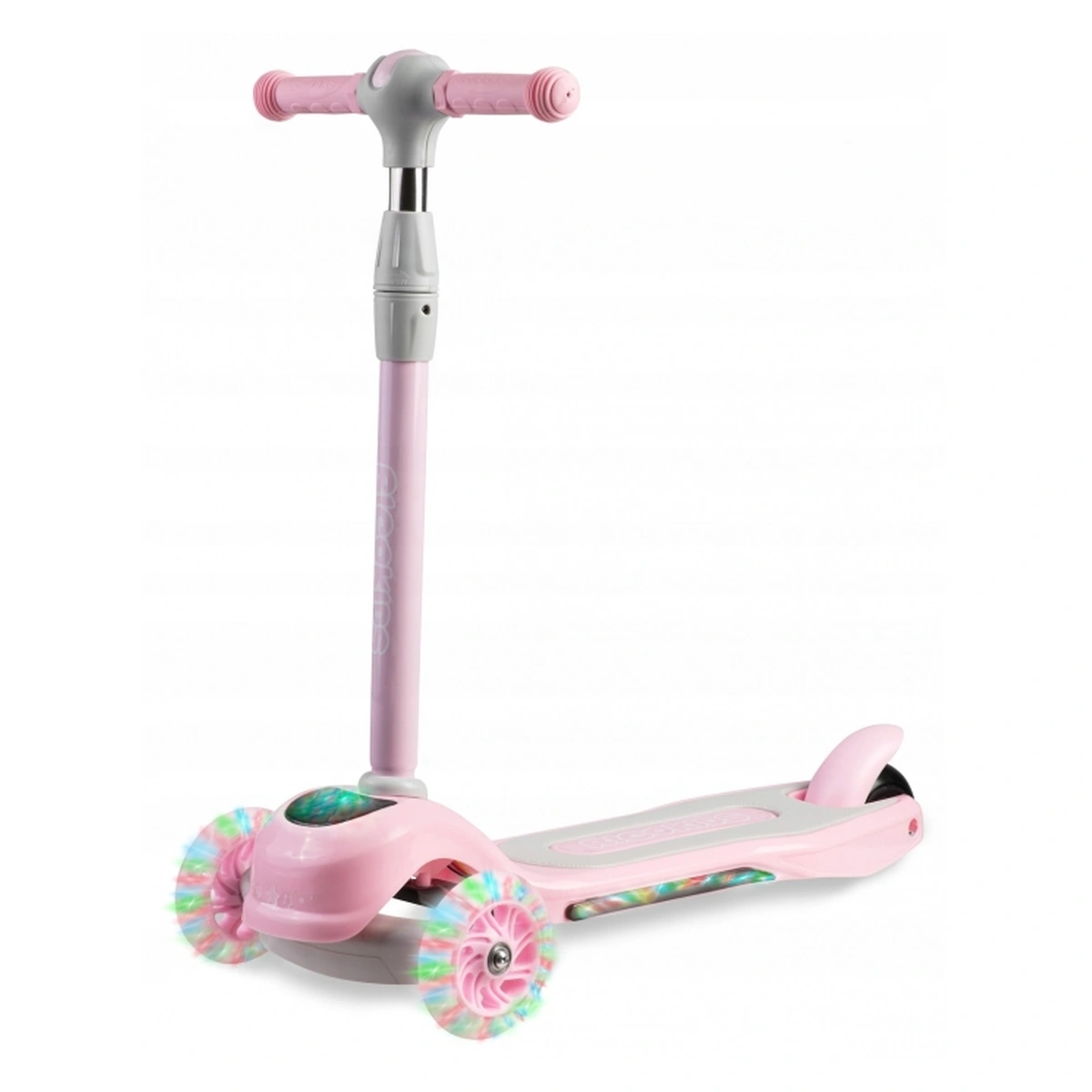 Trotinete - Trotineta copii Ricokids Piko – Roz, roti LED, ghidon reglabil