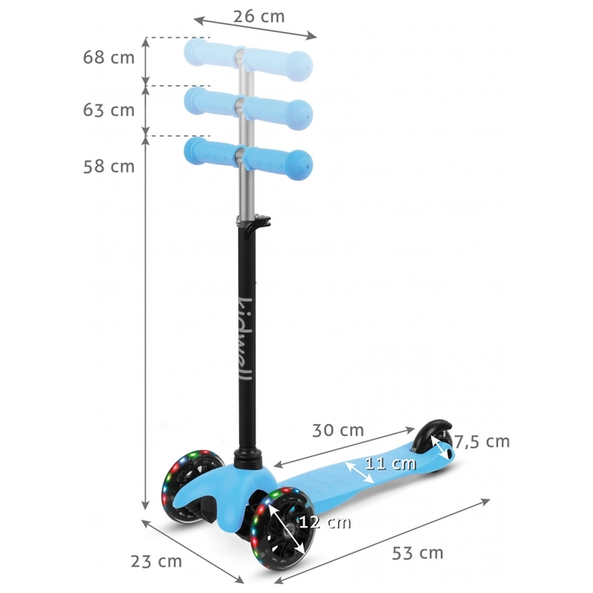 Trotineta Kidwell UNO - Blue 3 ani+ [9]