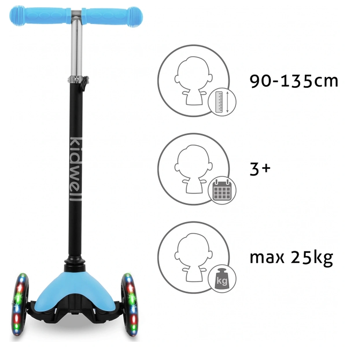 Trotineta Kidwell UNO - Blue 3 ani+ [8]