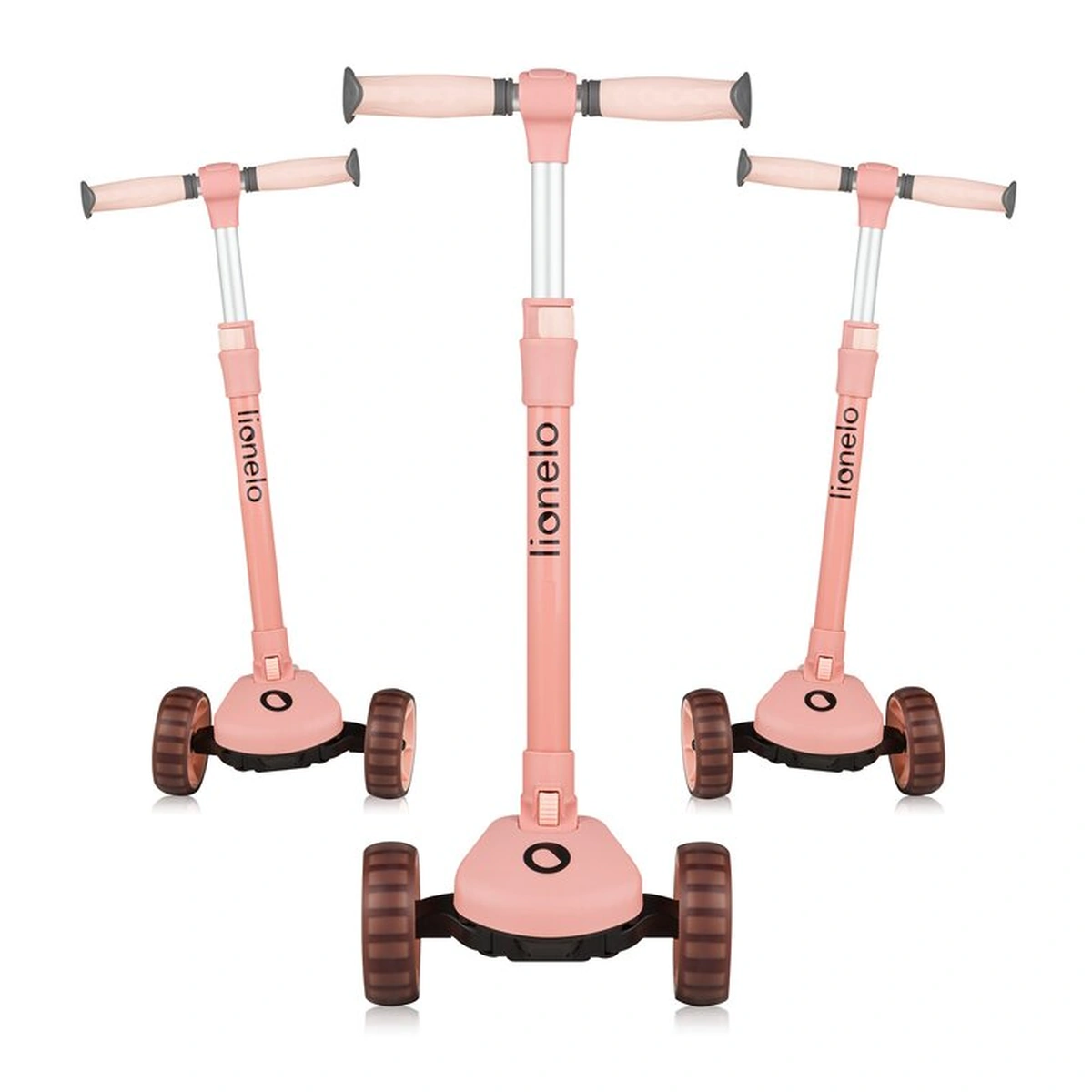 Trotineta, Lionelo, Franky, Pliabila, Pana la 50 kg, Sezut detasabil, Roti cu LED, 12 luni+, Pink Rose [10]