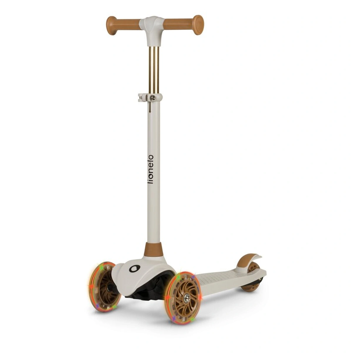 Trotinete - Trotineta, Lionelo, Jessy, Pana la 50 Kg, lumini LED, 3 ani+, Maro