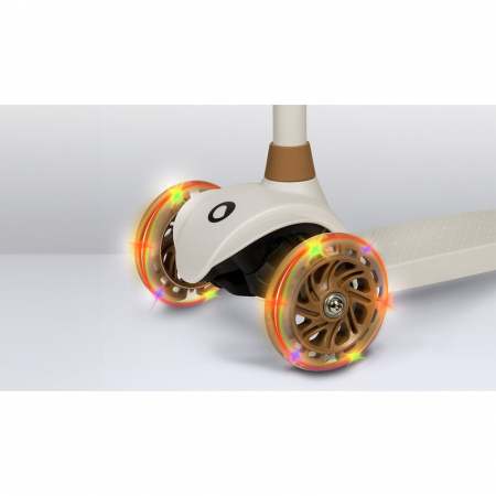 Trotineta, Lionelo, Jessy, Pana la 50 Kg, lumini LED, 3 ani+, Maro [16]