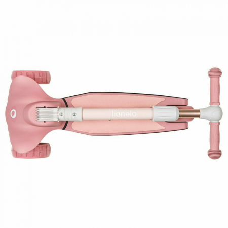 Trotineta, Lionelo, Timy, Copii, Ultrapliabila, Pana la 50 Kg, lumini LED, 23 ani+, Roz [7]