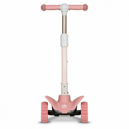 Trotineta, Lionelo, Timy, Copii, Ultrapliabila, Pana la 50 Kg, lumini LED, 23 ani+, Roz [1]
