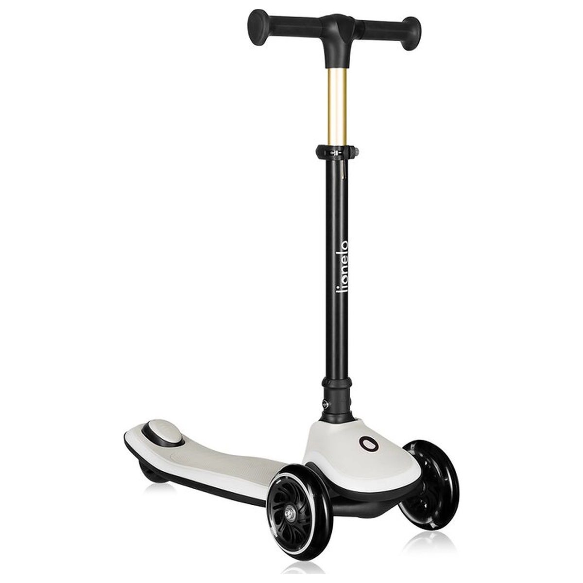 La plimbare - Trotineta , Lionelo, Mey, Ultrapliabila, Cu lumini si cosulet, Maner ajustabil pe inaltime, 3 ani+, Pana la 50 Kg,
