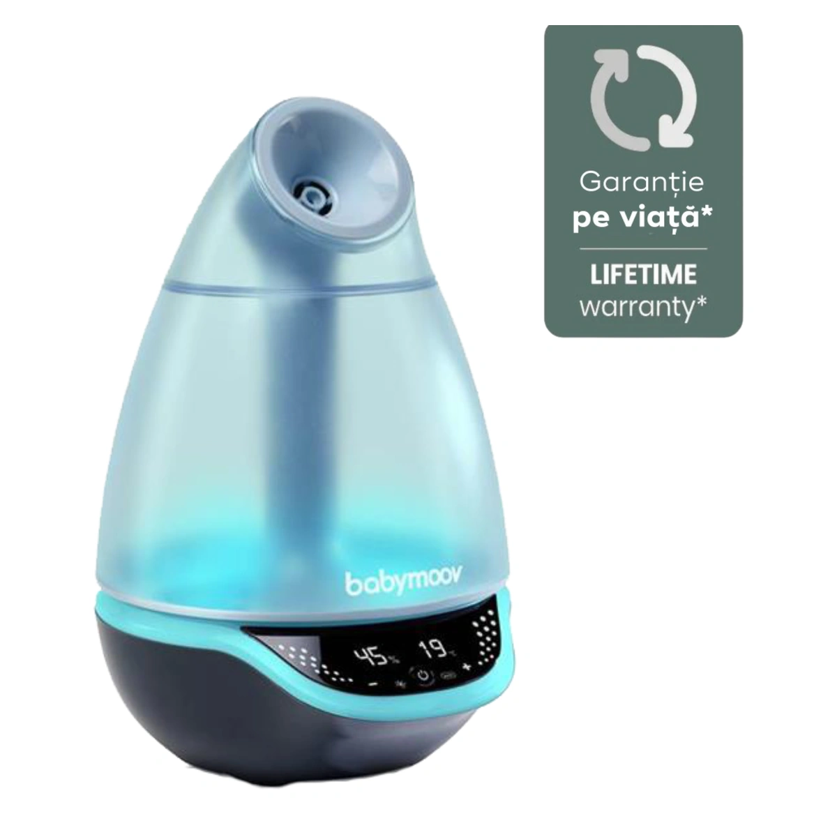 Lampi de veghe - Babymoov - Umidificator Digital cu Ultrasunete 2 in 1 Hygro Plus