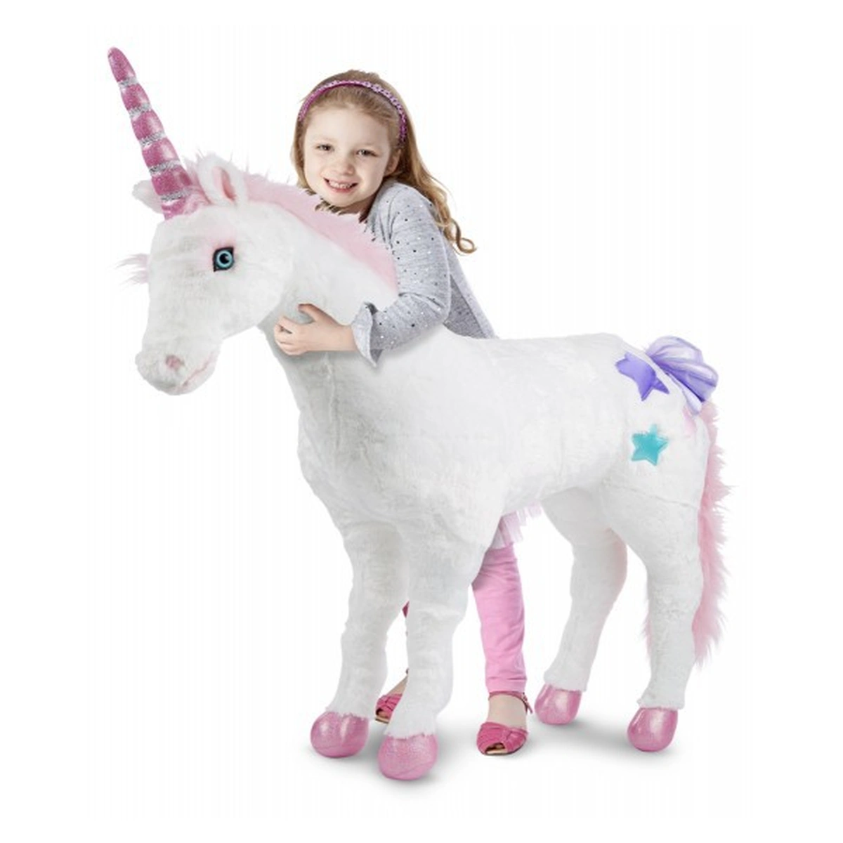 Jucarii de plus - Unicorn gigant din plus Melissa and Doug