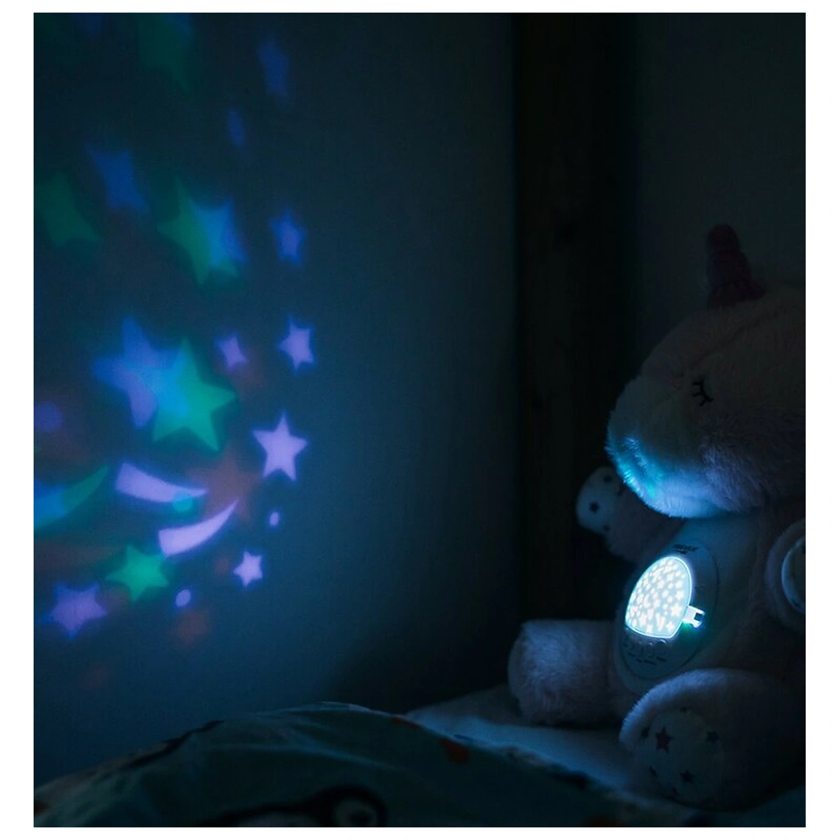 Unicorn Muzical cu Proiector, Free2Play, Cu 7 modele de proiectie, Cu sunete si melodii 0 luni+ [6]
