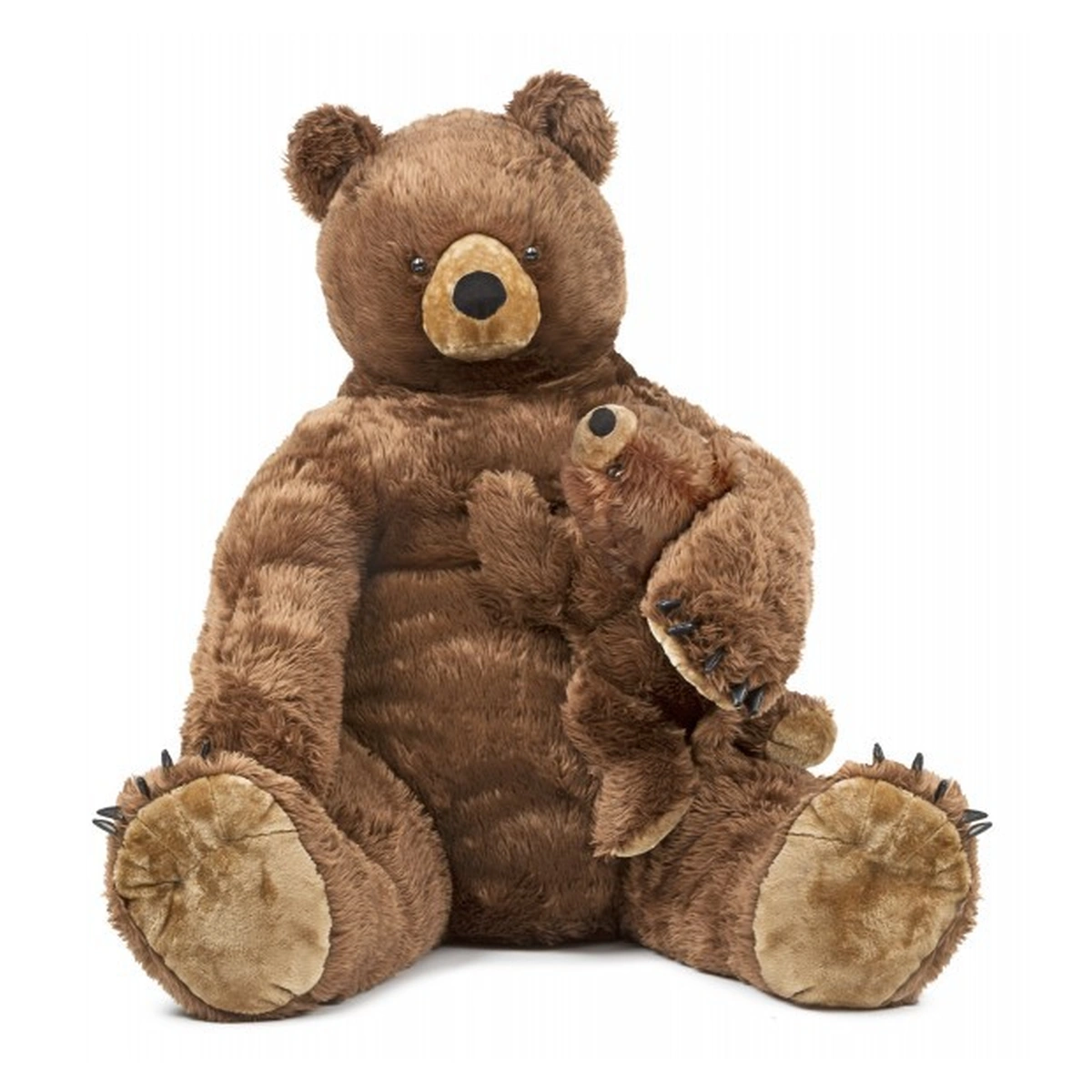 Jucarii de plus - Urs brun cu pui din plus Melissa and Doug