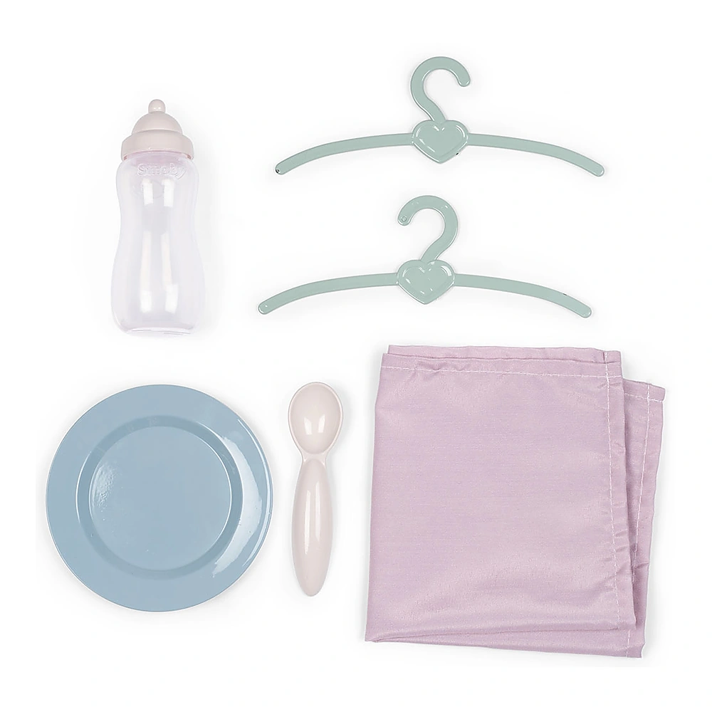 Valiza multifunctionala pentru papusi Smoby Baby Nurse 3 in 1 maro [2]