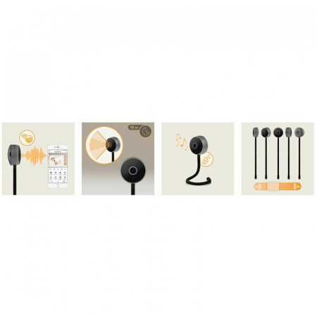 Video monitor, Lionelo, Babyline Smart, Cu aplicatie Smart Life, Conexiune Wifi, Negru [28]