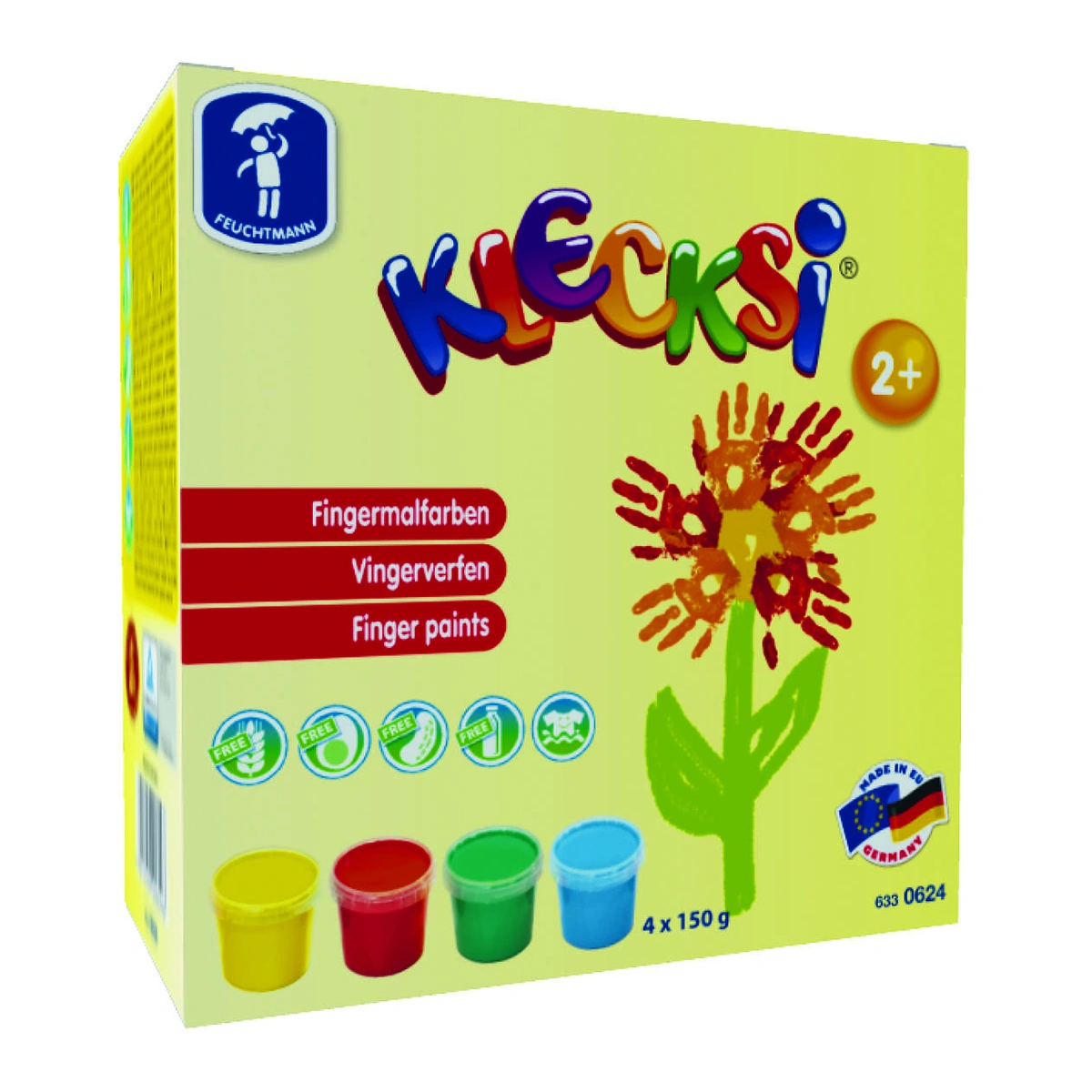 Desen, pictura si modelare - Vopsea pentru pictura cu degetele - MINI