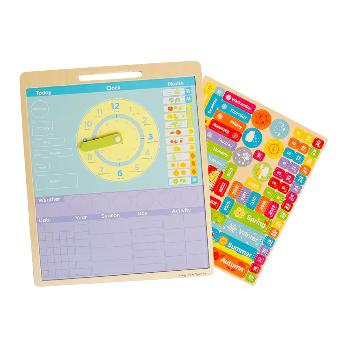 Vremea - Calendar magnetic in limba engleza BIGJIGS Toys 8 ani [3]