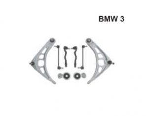 SET SUSPENSIE ROATA - Kit brate punte fata BMW E46 Contine 8 piese!