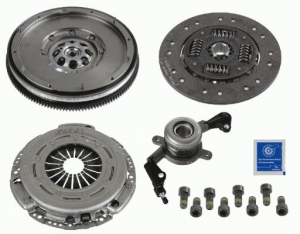 KIT AMBREIAJ - Kit ambreiaj cu volantă cu masă dublă şi rulment (240mm) MERCEDES SPRINTER 2-T (901, 902), SPRINTER 3-T (903), SPRINTER 4-T (904), SPRINTER 5-T (905), SPRINTER (905) 2.1D/2.7D 04.00-