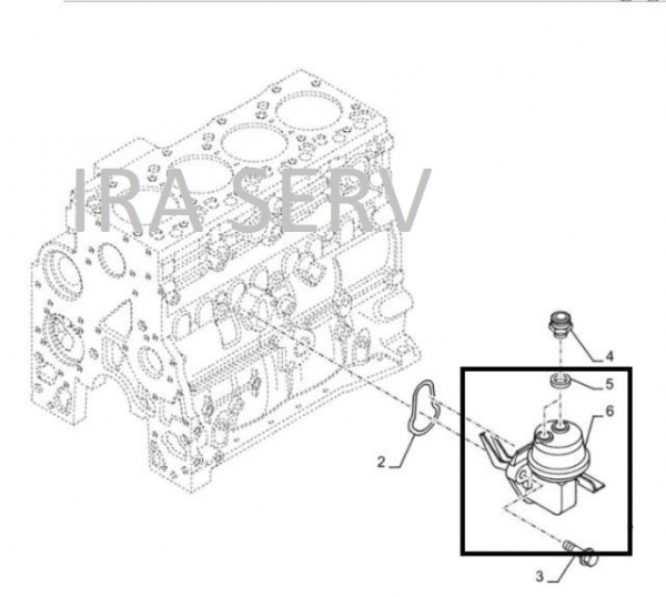 Pompa alimentare pentru motor Iveco cod 504380241 [2]