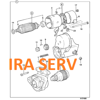 Electromotor pentru miniexcavator JCB 8015 , cod  02/631150 [2]