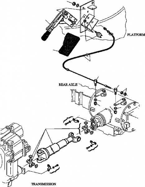 Cardan spate buldoexcavator Komatsu WB97S-5 [3]