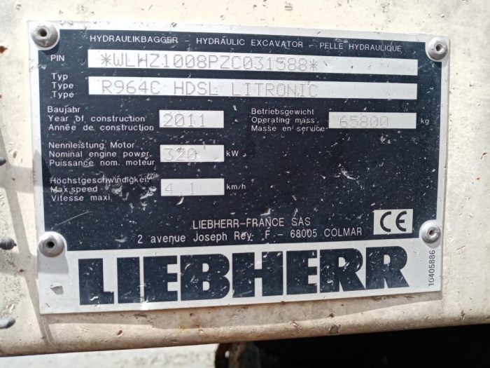 Lant 52 zale pentru excavator Liebherr R964 C cod : 5611334 [4]