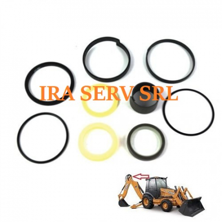 PIESE CASE/NEW HOLLAND/FIAT-HITACHI/FIAT-KOBELCO - Kit garnituri cilindru ridicare brat cupa spate buldoexcavator Case 580 K & Case 580 SK