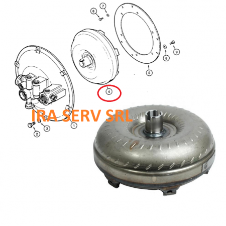 PIESE CASE/NEW HOLLAND/FIAT-HITACHI/FIAT-KOBELCO - Convertizor buldo Case 580K cod : A186701,  1995135C1