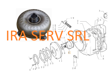 PIESE CASE/NEW HOLLAND/FIAT-HITACHI/FIAT-KOBELCO - Convertizor buldoexcavator Case 580 SR cod 87400114