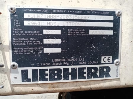 Lant 52 zale pentru excavator Liebherr R964 C cod : 5611334 [3]