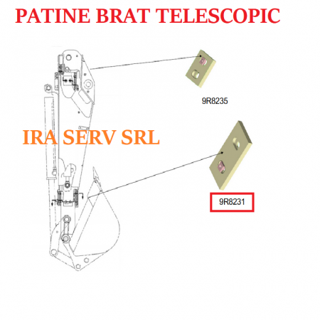Patine brat extensibil buldoexcavator Caterpillar - 9R8231 [1]