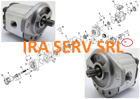 PIESE JCB - Pompa hidraulica  JCB 20/950663 334/C6352 3349112014