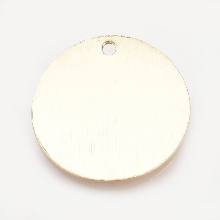 Pandant banut placat cu aur, texturat 18X1 mm [3]