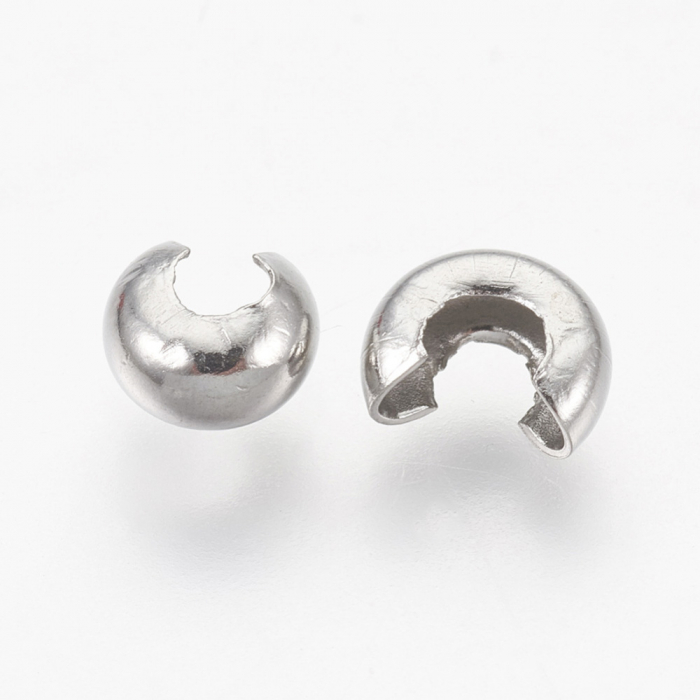 Crimp cover (acoperitor de crimp) din otel inoxidabil 304 - 4.5 mm - 1 bucata [2]