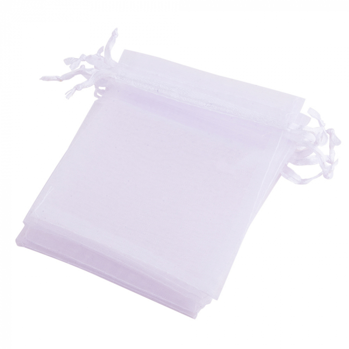 Saculet organza alb, 10X15 cm, 1 bucata [2]