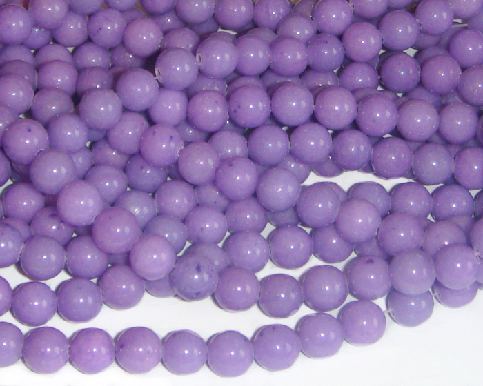 Jad de munte lila rotund, 4 mm - 1 buc [1]