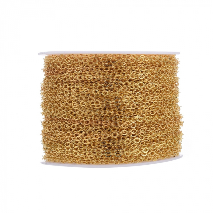 Lant din alama, auriu, fara nichel - [5]