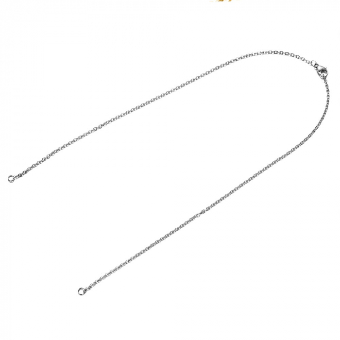 Lant din otel inoxidabil 304 cu inchizatoare, 1,5mm, 47 cm lungime [2]