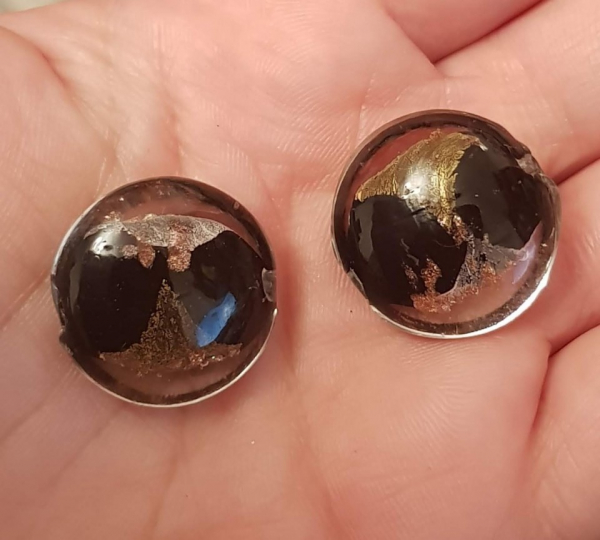 Margele de sticla cu foita, 20 mm, 1 bucata [2]