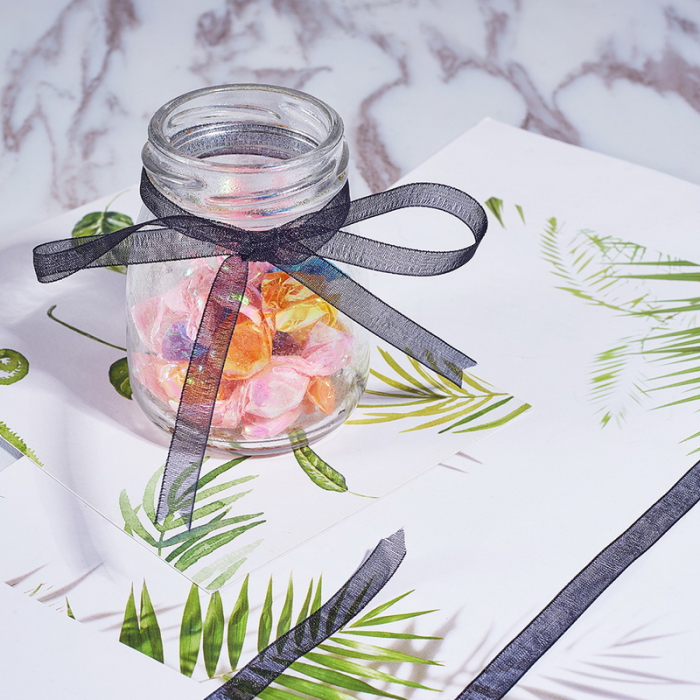 Panglica din organza neagra, 6 mm grosime [6]