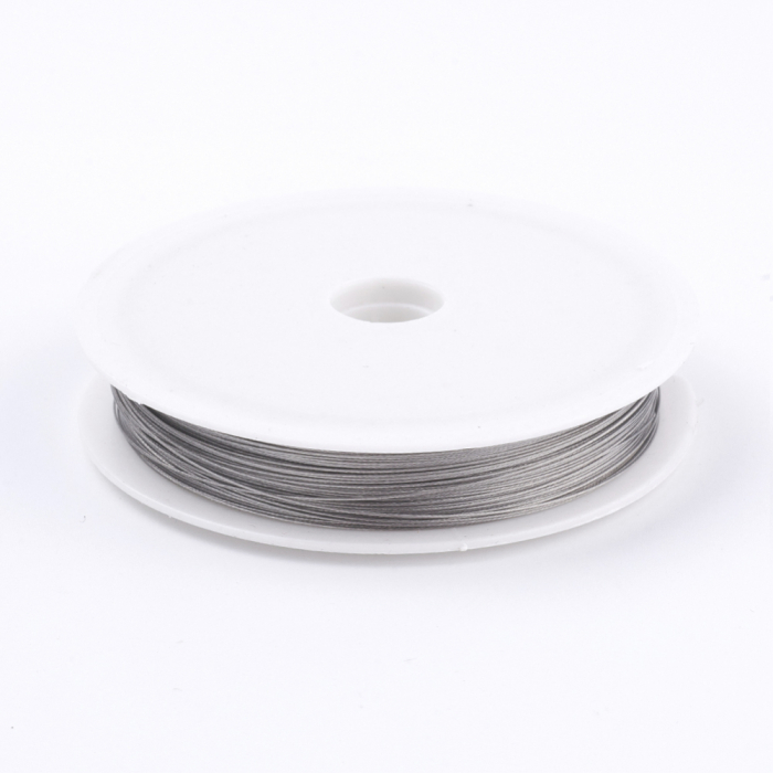 Sarma flexibila pentru insirat margele, tip Tiger Tail, din otel, 0.35 mm, 1 mosor de 50 m [2]