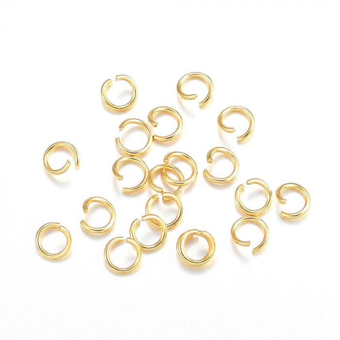 Zale deschise aurii, din otel inoxidabil 304, 4X0,6 mm [2]