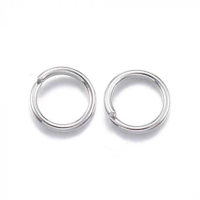 Zale  din inox 304, rezistente la oxidare, 4x0.7 mm, culoare inox, 10 buc [1]